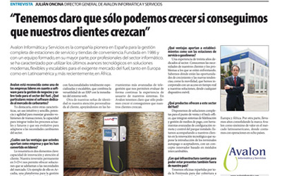 Entrevista a Julián Oncina en La Vanguardia